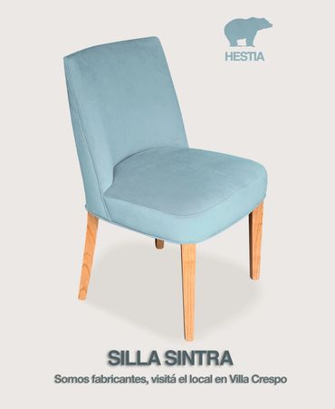 Silla con apoyabrazos, silla de comedor, silla tapizada, silla de madera tapizada, silla de diseño