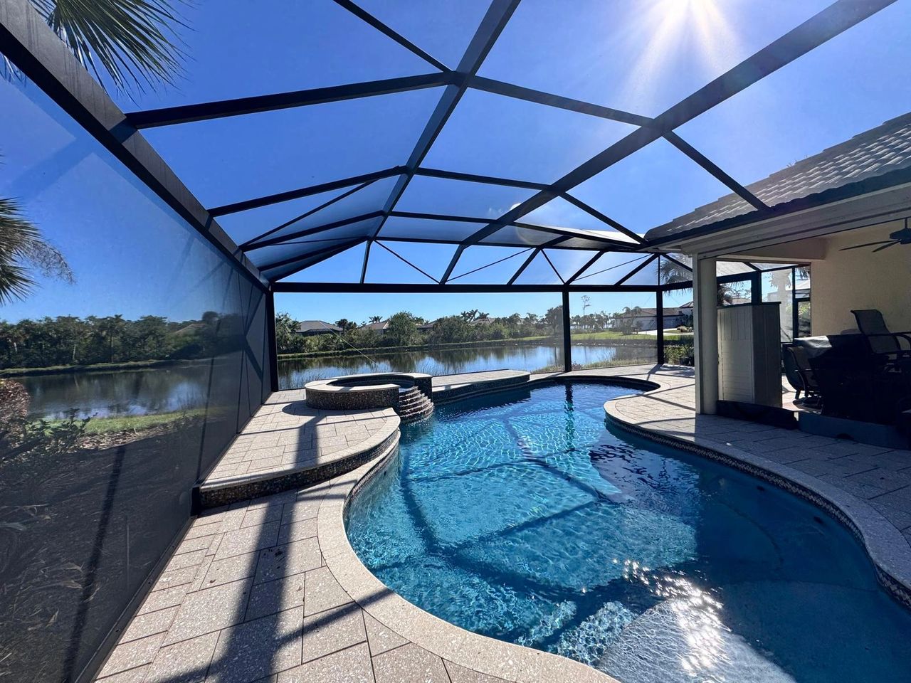 Modern Pool Cage Painting