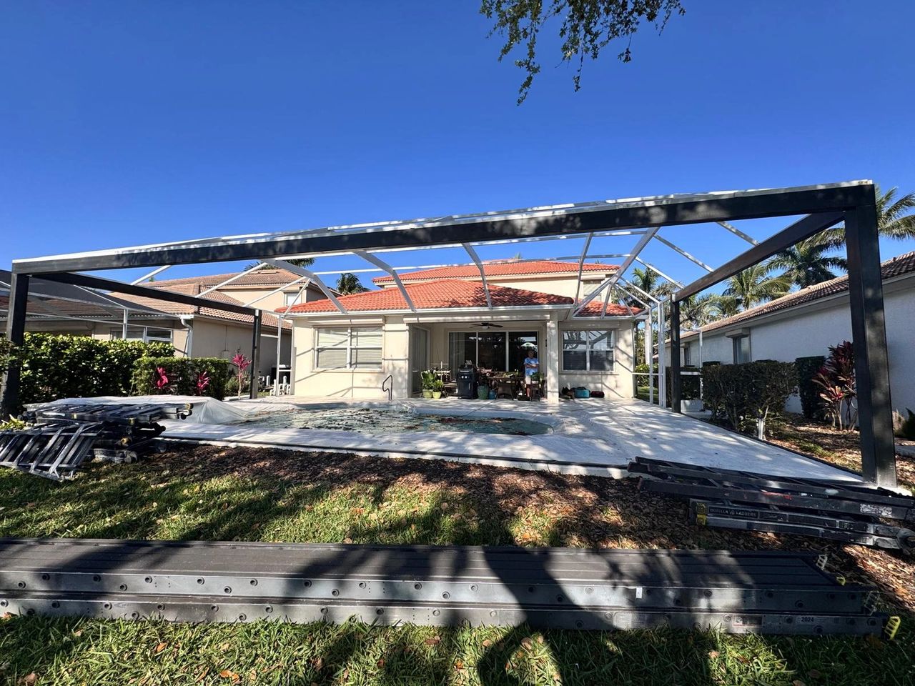 Patio screen enclosure in Sarasota