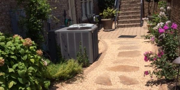 Flagstone pathway