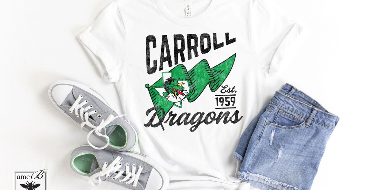 screen printing carroll dragons spirit shop promotional goods