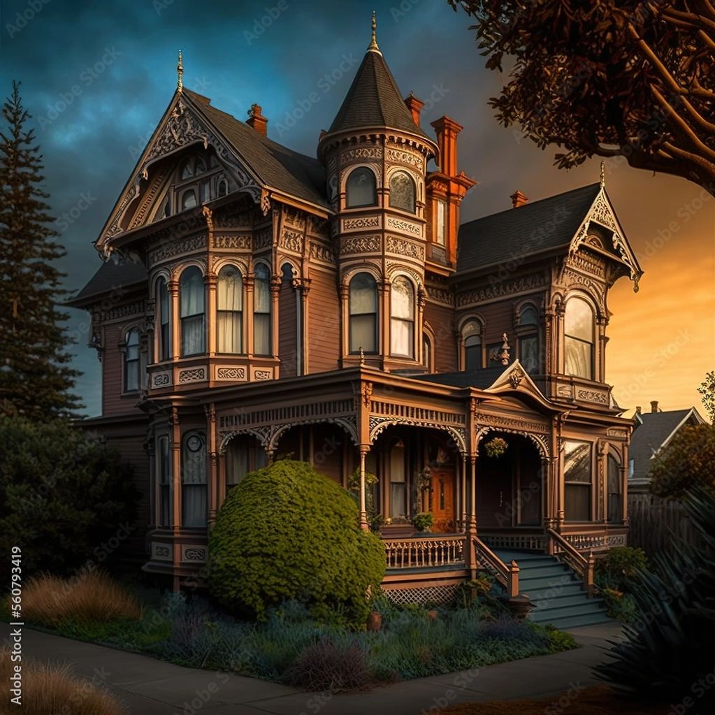 Old Town Eureka's victorian architecture 