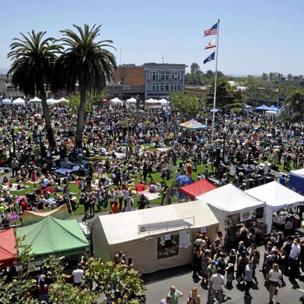 Arcata plaza oyster festival 