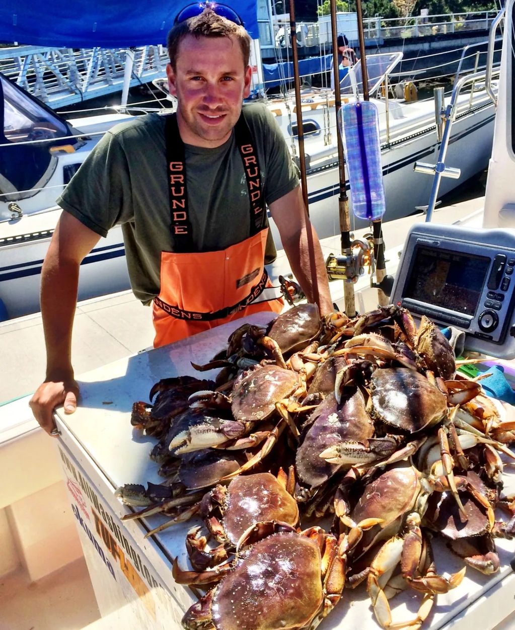 Dungeness Crab fresh caught daily in Humboldt waters.
The meat is known for having a distinct sweet 