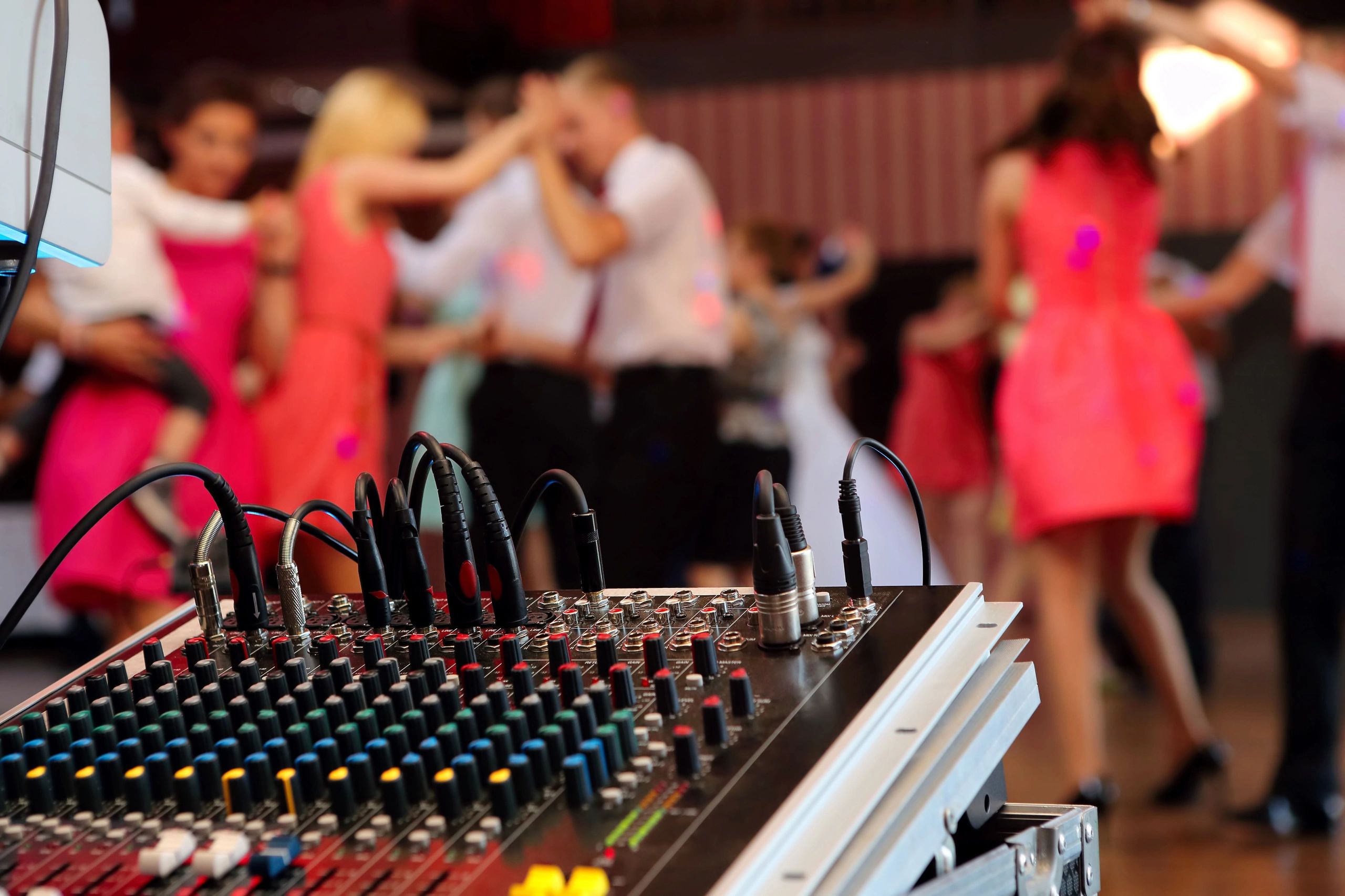 Wedding reception dancing sound board