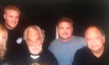 Cheech and Chong comedians with Allan Folino