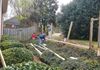Making fence repairs