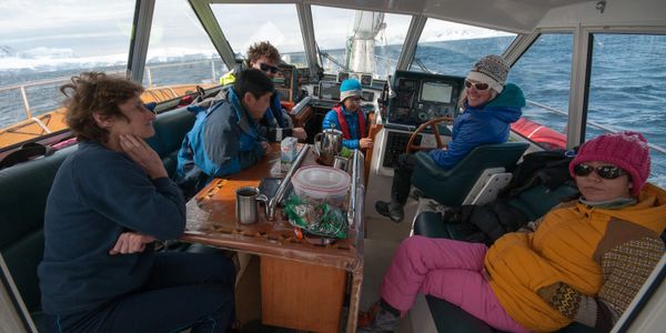 Icebird Antarctic expedition yacht interior