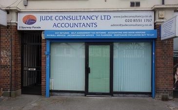 Jude Consultancy, Accountancy firm, Tax Advisers, Office front