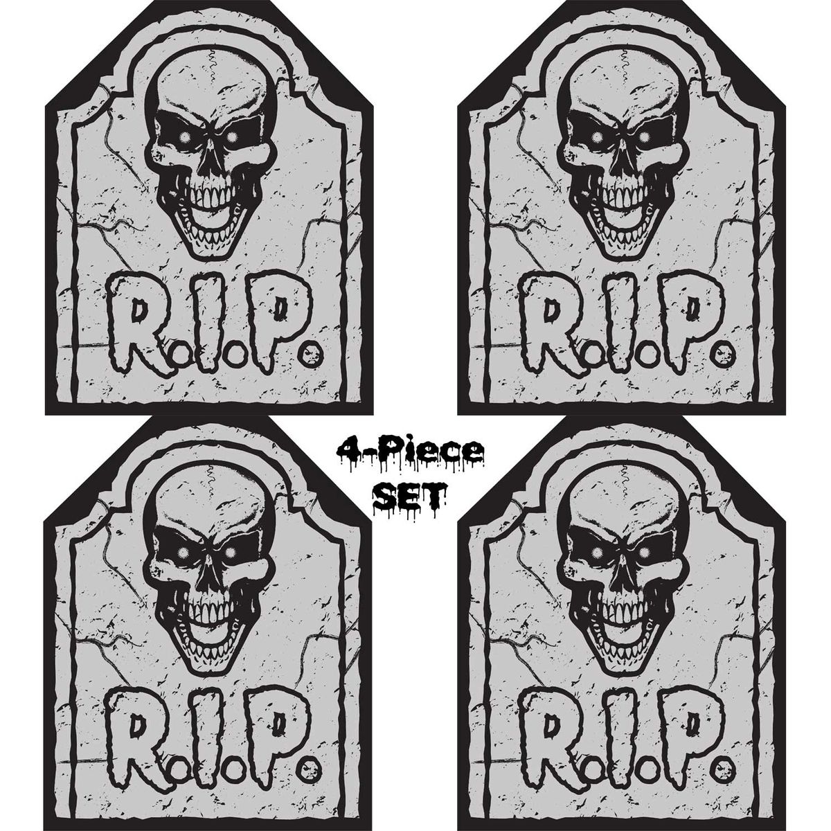 Haunted House-RIP Tombstone Chair Covers-Over The Hill Birthday ...