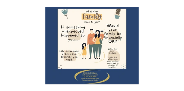 Poster asking "What does family mean to you?"