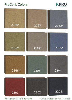 ProCork Color Chart