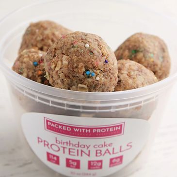 Birthday Cake Balls Packed with Protein