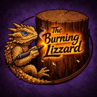 The Burning Lizzard pyrography 