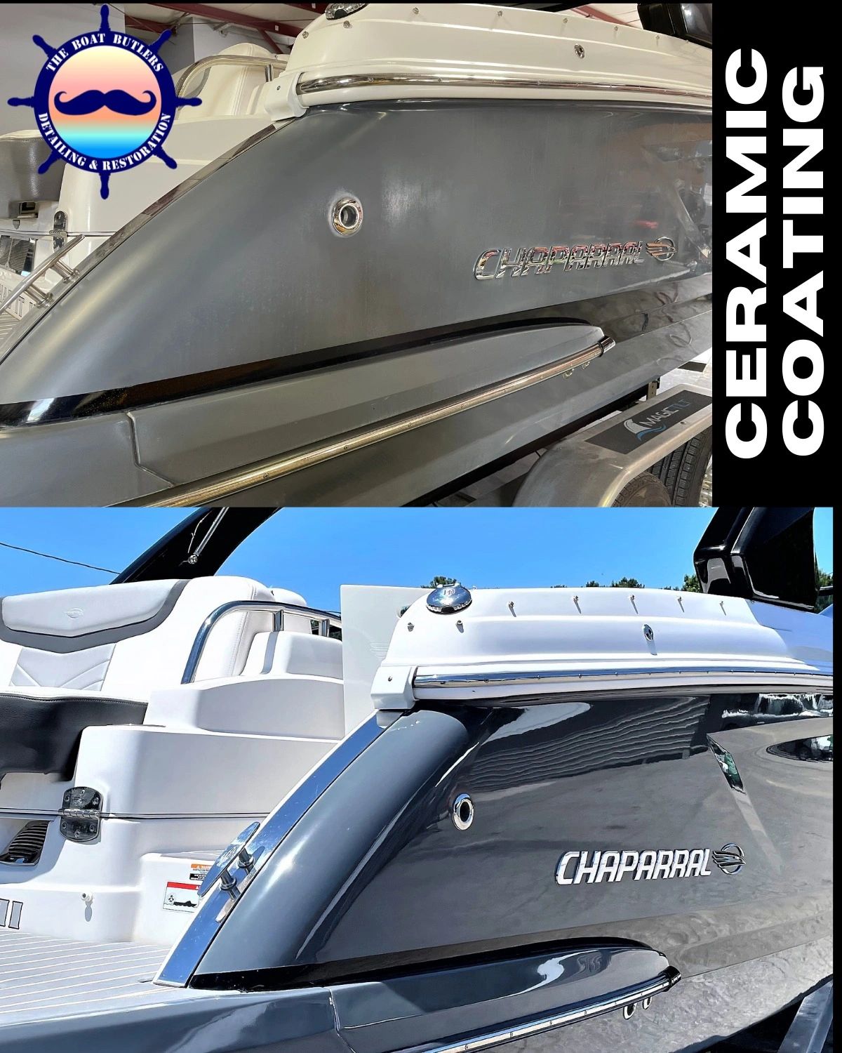 Mobile Onsite Ceramic Coating Seadek seadeck aqua marine deck gatorstep ceramic pro lake murray