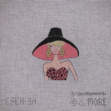 CSEH3A SE HAGARMAN BIG HAT LADY PINK 3X2