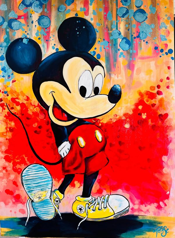 Mickey Mouse in Converse