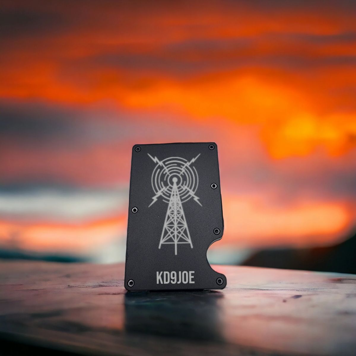 Personalized Ham Radio Call Sign Laser Engraved RFID Blocking Credit ...