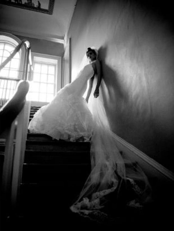 Wedding Hair styles hair up in the wedding dress Brighton Stanmer House