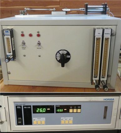 Breathing machine and analyzer