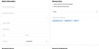 Business Profile Management