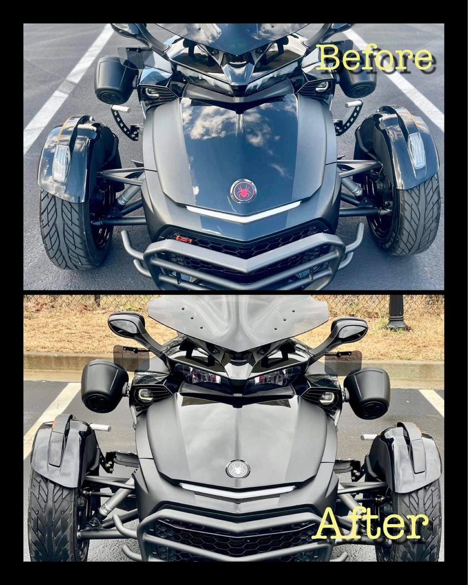 Smoked Front Fender LED Lights for Can Am spyder 2019 F3, 2020 spyder