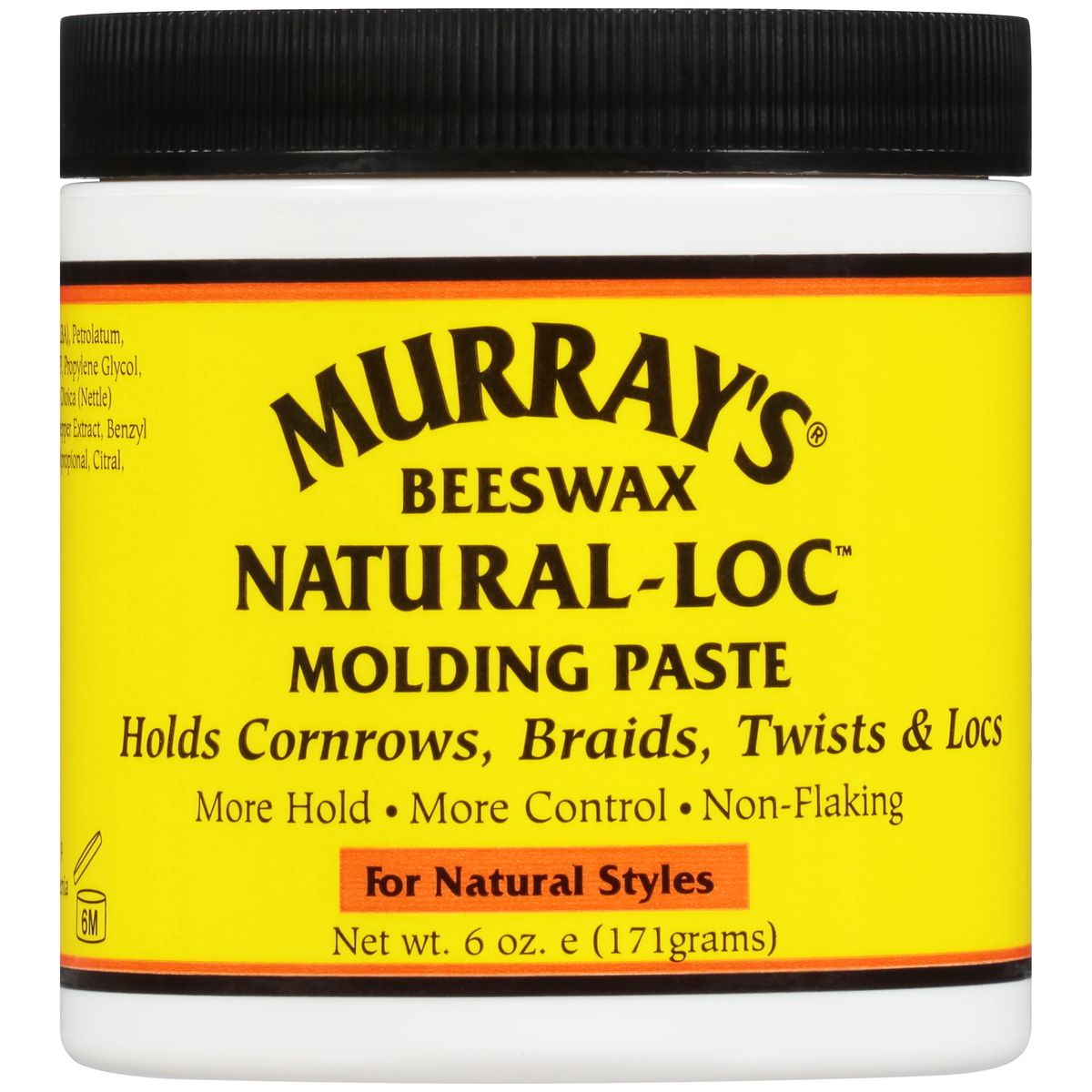 Murray's BeesWax Natural-Loc Molding Paste 6 oz