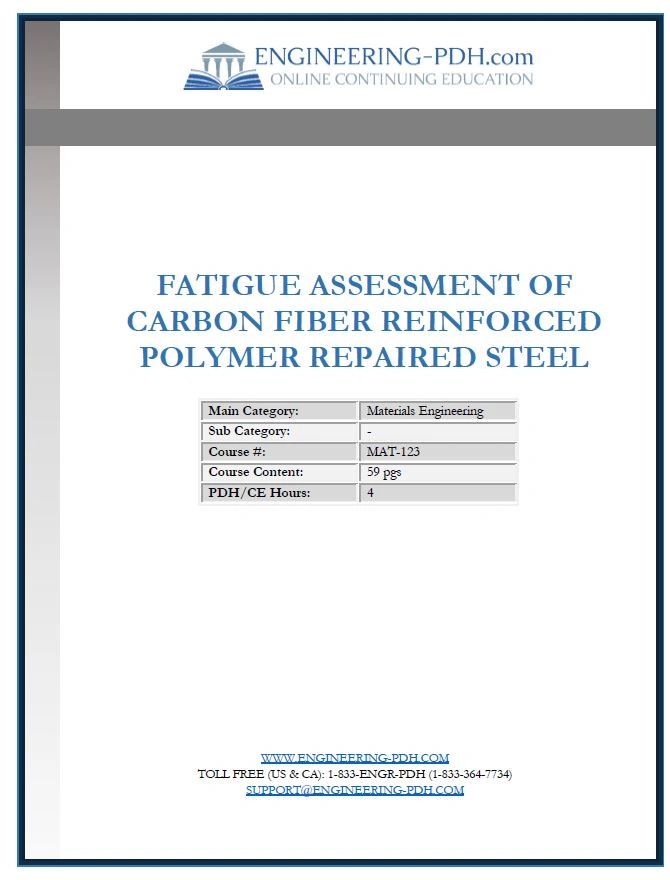MAT-123 (4 Hrs) - Fatigue Assessment of Carbon Fiber Reinforced Polymer ...