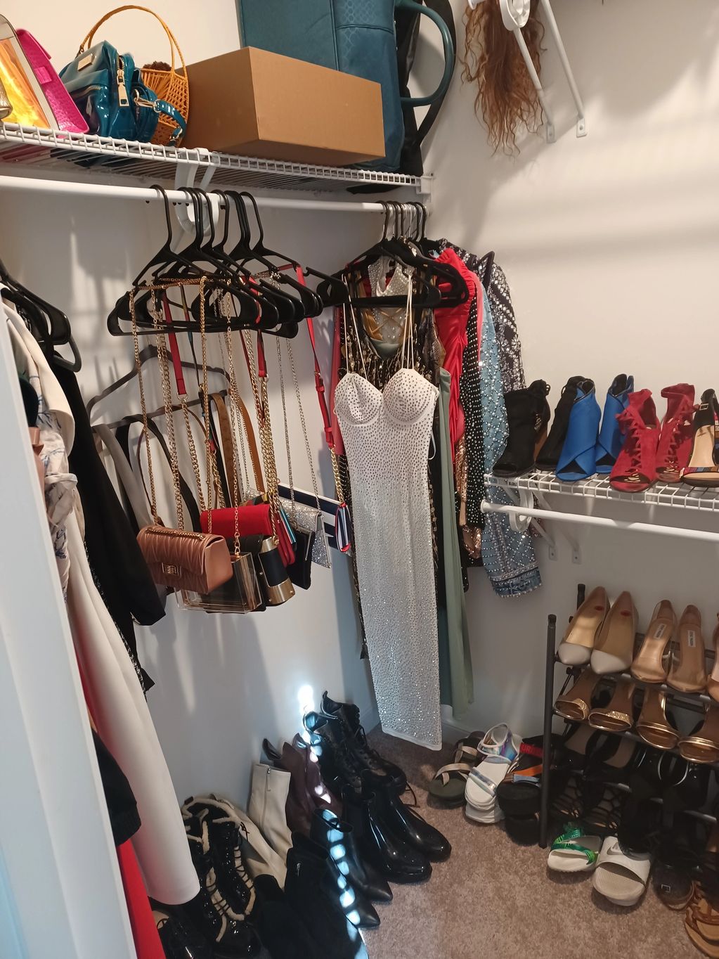 closet space after professional organization