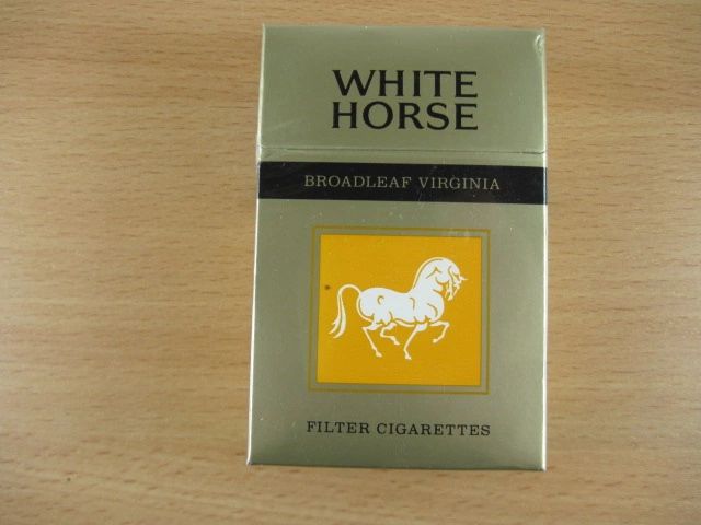 white horse cigarettes White Horse Broadleaf Virginia Filter (Vietnam) c.1960/70