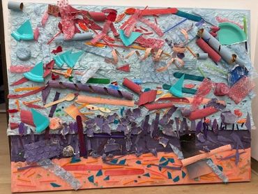 Gr 3/4 - Flowy Sunset Sky