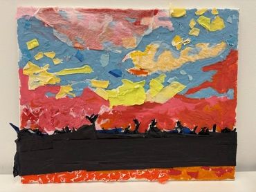 Gr 5 - Upcycled Neon Sunset