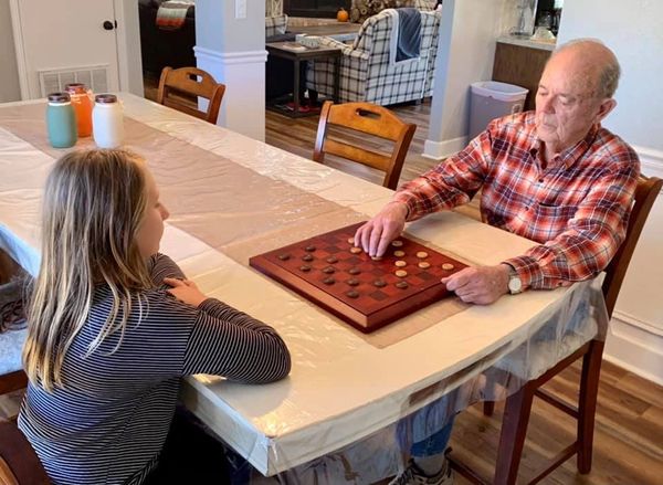 multi-generational approach in care, games with grandpa, brain games with seniors