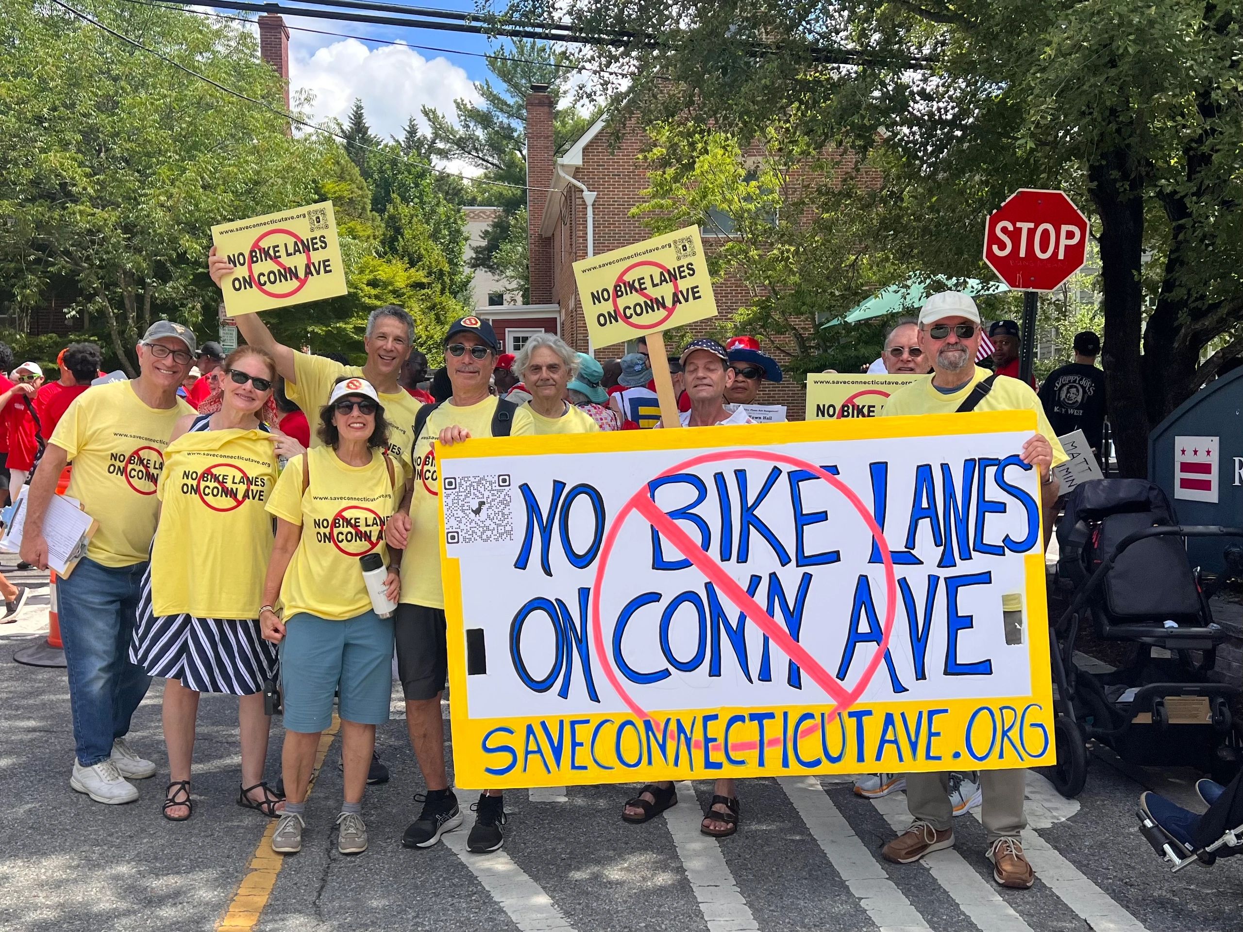 Save Connecticut Ave Marches in Palisades, DC July 4th Parade 