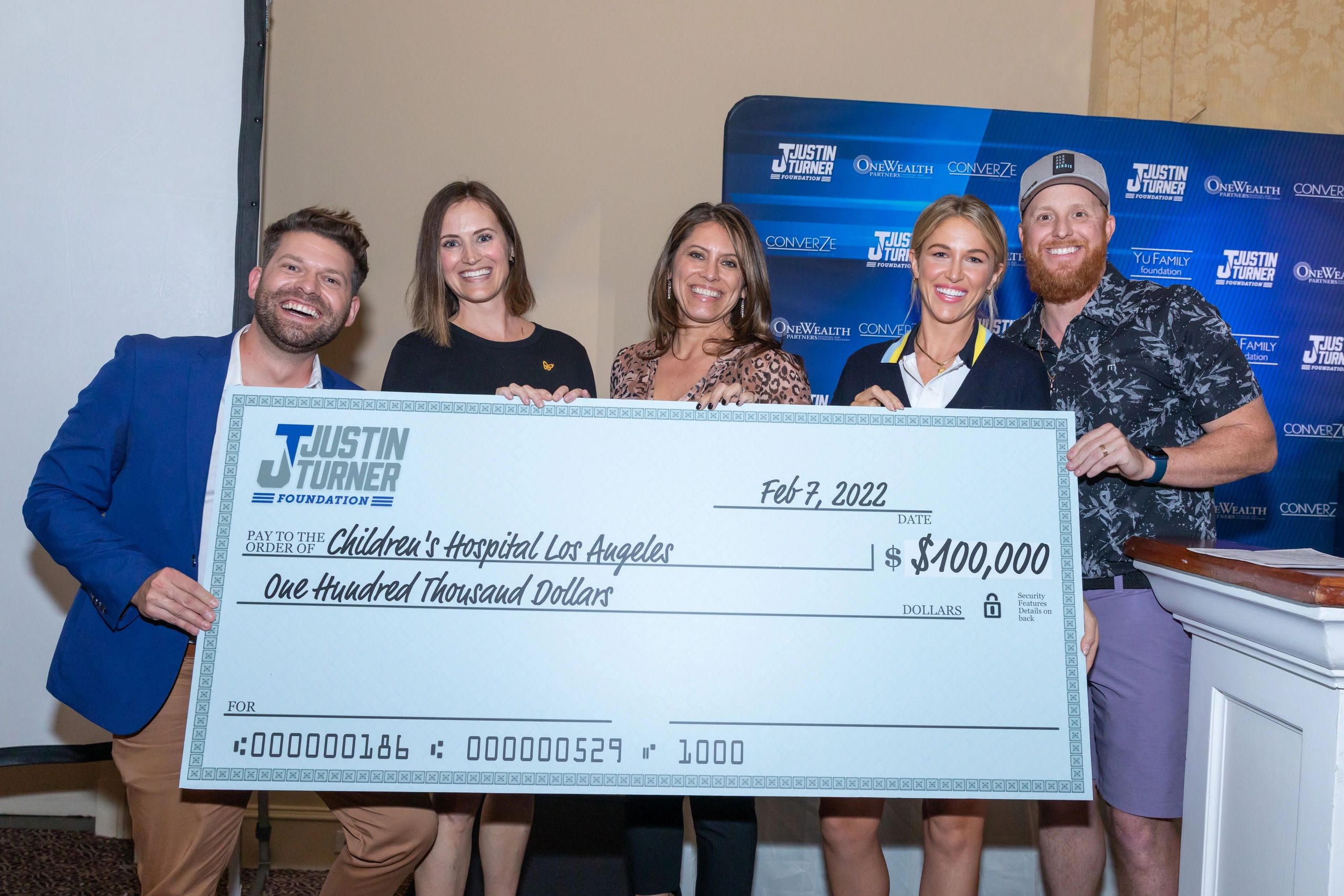 6TH JUSTIN TURNER GOLF CLASSIC A HUGE SUCCESS