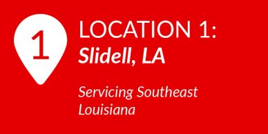 Location marker for Slidell, LA.
