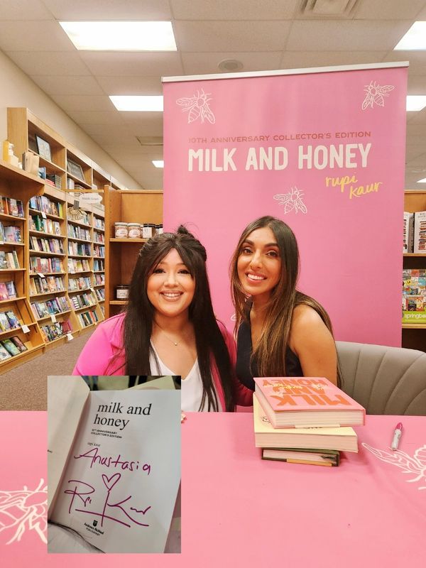I got to meet the one and only, Rupi Kaur!