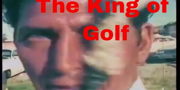 A close-up of Count Yogi 'The King of Golf' text in red.
