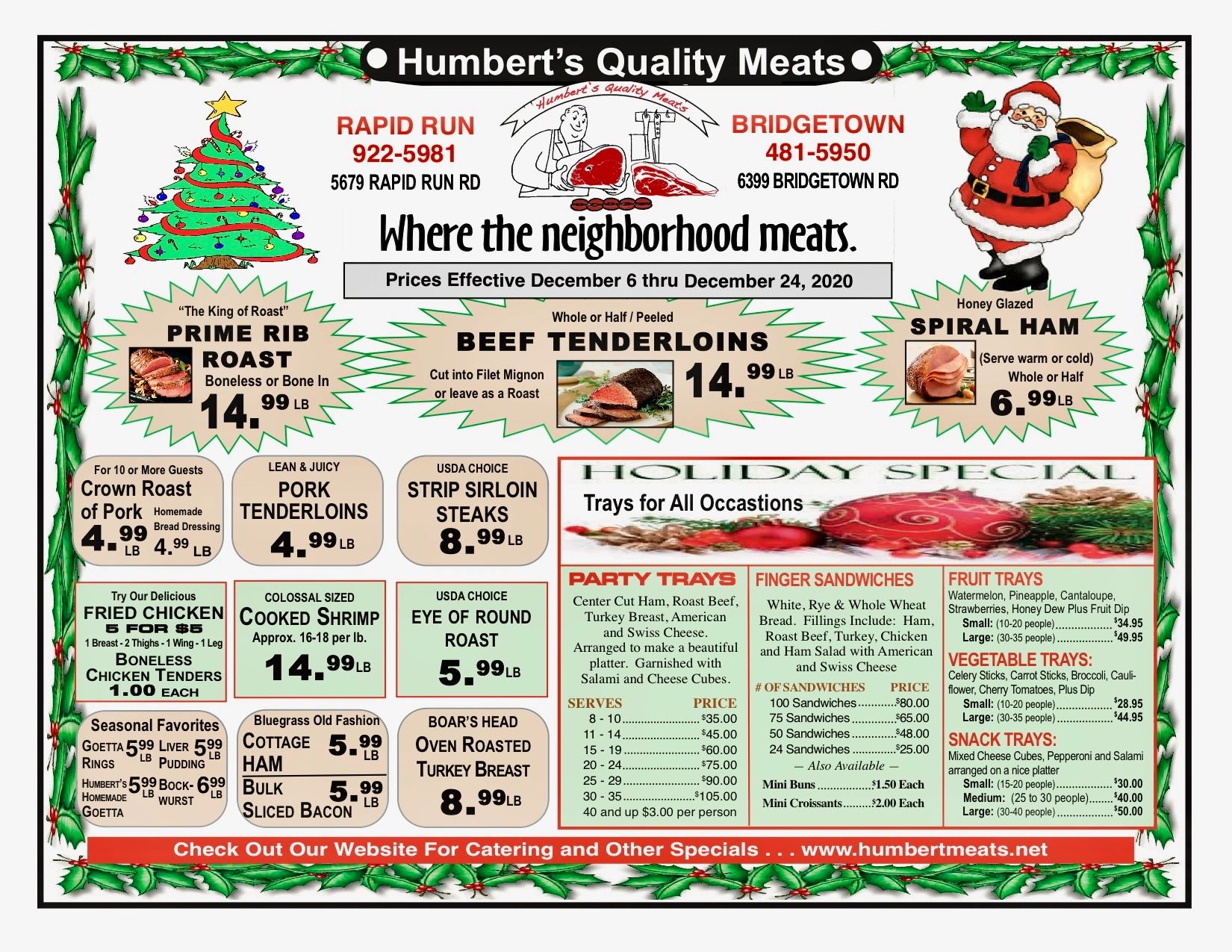 Humbert Meats Meat Market, Butcher Shop, Deli, Meat Market