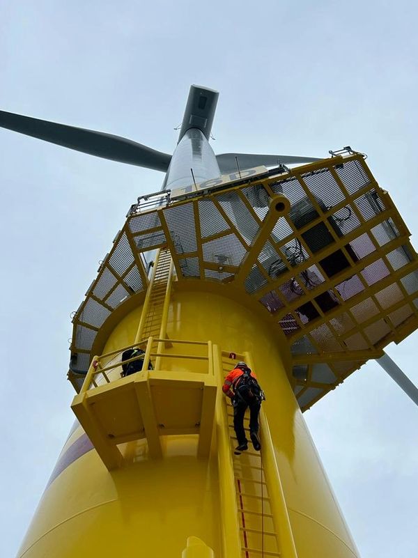 FIbre on wind turbines 