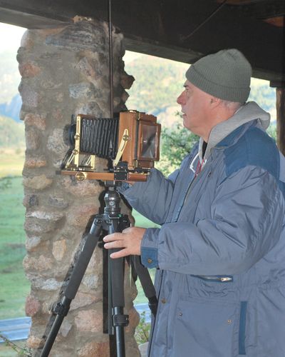 Artist-in-Residence at the William Allen White cabin at Rocky Mountain National Park, Colorado.