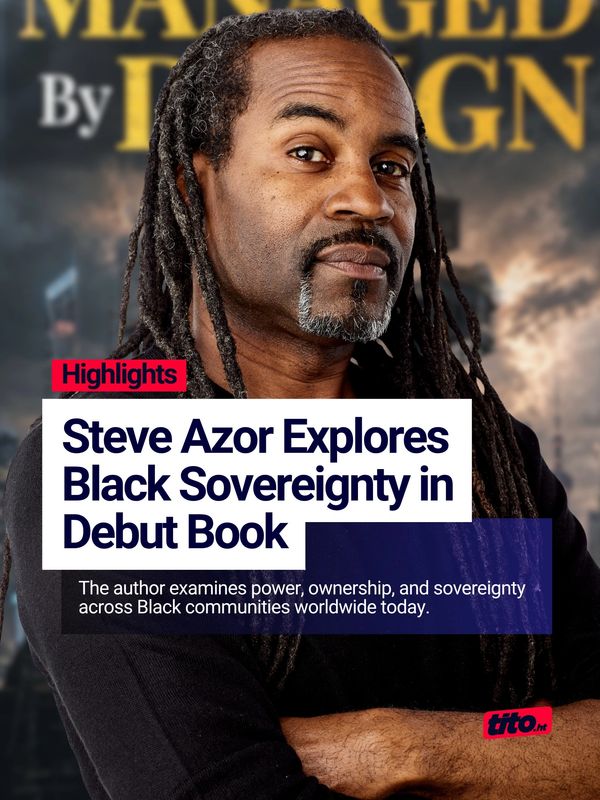 Steve Azor discusses Black sovereignty in his debut book.