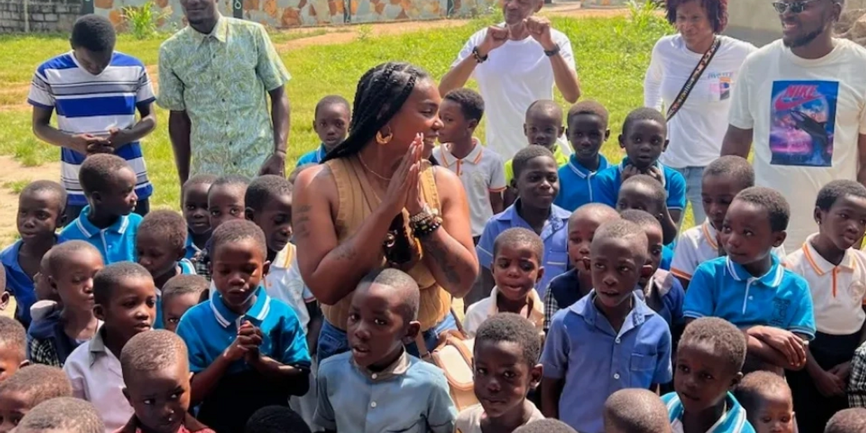 Visit to a primary school in Ghana