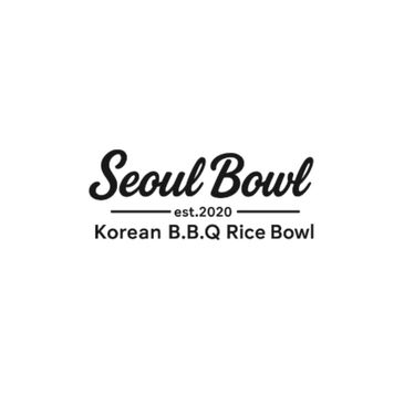 Logo of Seoul Bowl, a Korean BBQ rice bowl restaurant established in 2020.