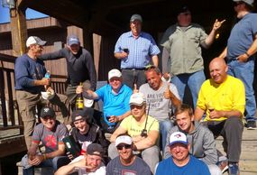 A fishing weekend with a large group is a great experience shared!