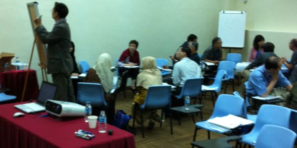 Small group workshop around innovation in healthcare professions education