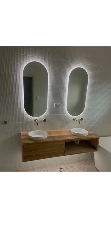 LED mirror lighting installation bathroom Newcastle electrician