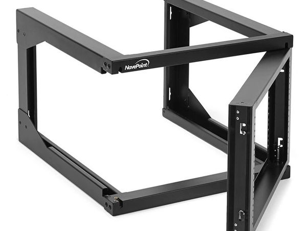 Wall mounted networking racks