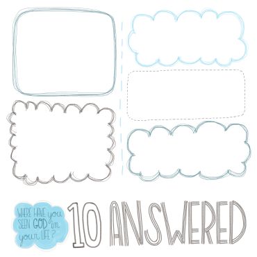 Various empty speech and thought bubbles with "10 Unanswered" text.