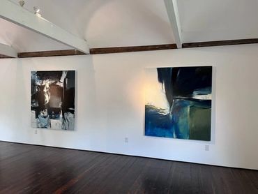 "Night with the Oracle" and "Slow Blies" at AM Art House Ggallery, Bantam, CT 2023